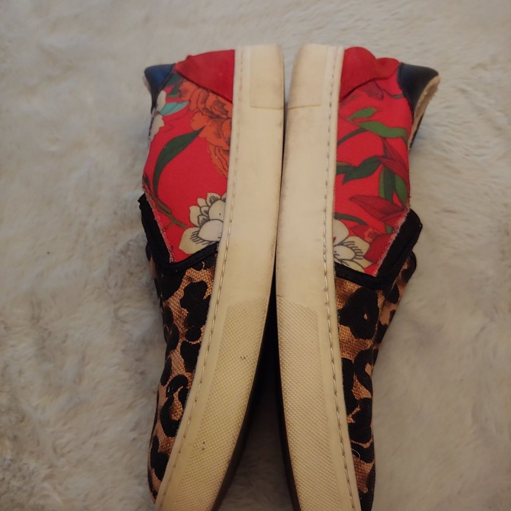 Steven by Steve Madden Addis contrasting pattern leopard / floral shoe 7 - Picture 8 of 9